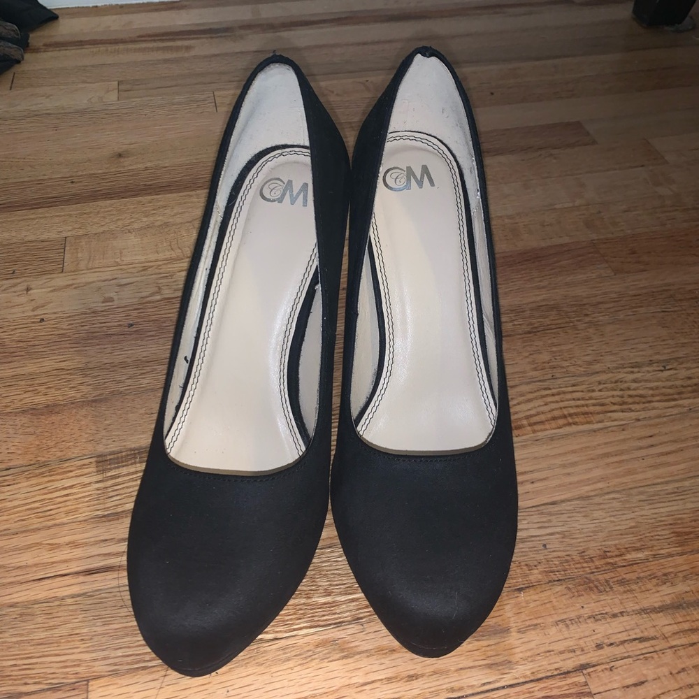 C&M Black Heels